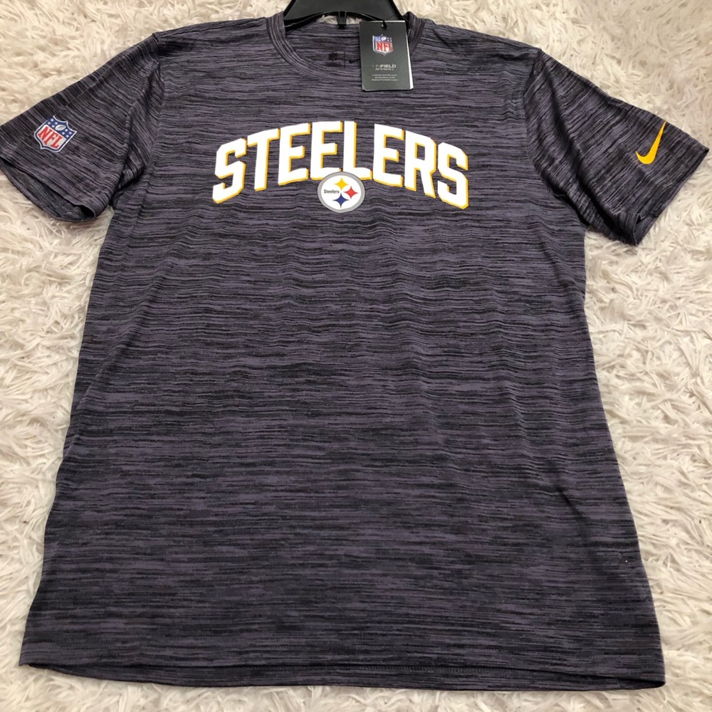 Steelers Nike Dri Fit Tee Onfield Apparel Mens T-Shirt Size M